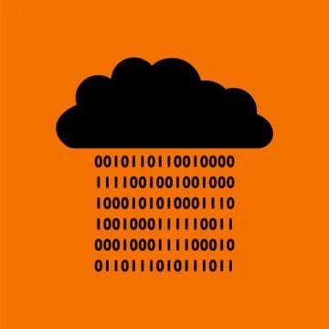 Cloud Data Stream Icon Stockillustratie