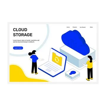 Cloud Data Update Stock Illustration