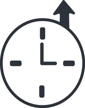 Cloud Data Upload Arrow Stock Illustration