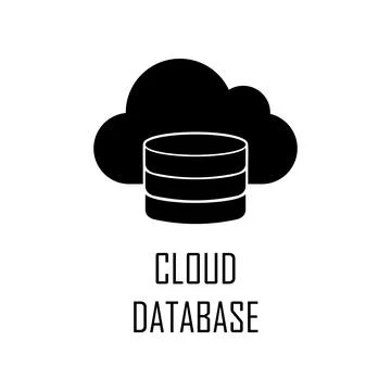 Cloud database icon. Element of Web Development for mobile concept and web apps Stock Illustration