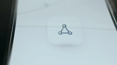 Cloud Database Symbol - Minimal Interface Shot Stock Footage 336408419