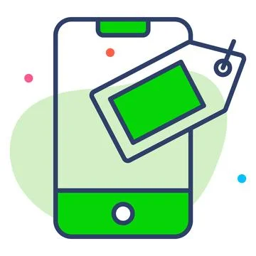 Cloud development online sale flat line  icon modern illustration Illustrazione stock