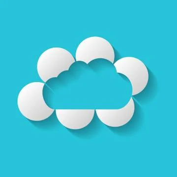Cloud diagram Stock Illustration
