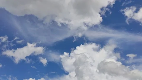 Cloud direction timelapse, 4k clip, timelapse Stock Footage 168271130