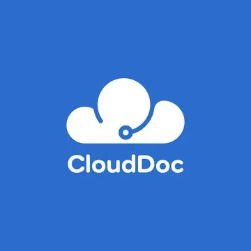 Cloud Doctor Logo Stock Illustration