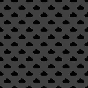 Cloud download application web icon.flat design. Seamless pattern. Stock Illustration