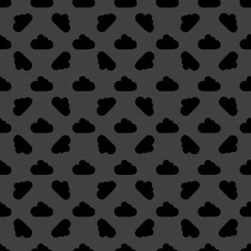 Cloud download application web icon.flat design. Seamless pattern. Stock Illustration
