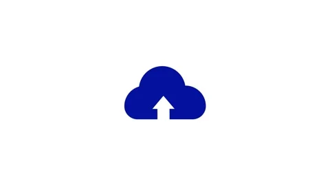 Cloud download icon concept animation ,flat icon Video stock 263802479