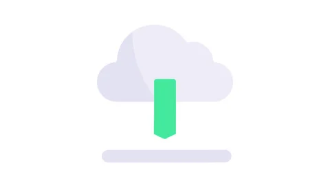 Cloud Downloading animation ~ After Effects #237256587