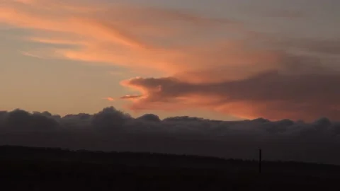 Cloud Dragon Med sunset Stock Footage 143747232