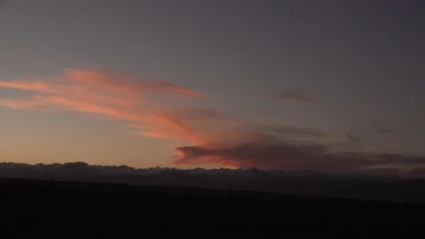 Cloud dragon wide sunset Stock Footage 143747092