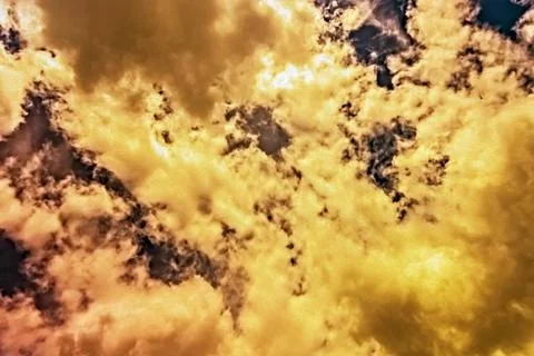 Cloud dramatic large. Sky sunlight cloudscape Background. Oil Paint filter 写真素材