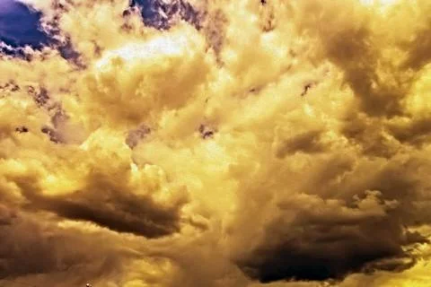 Cloud dramatic large. Sky sunlight cloudscape Background. Oil Paint filter Stock Photos