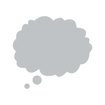 Cloud dream think talking design Illustrazione stock