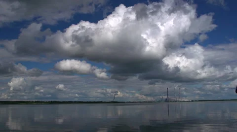 Cloud-drift. Time lapse Stock Footage 54903256