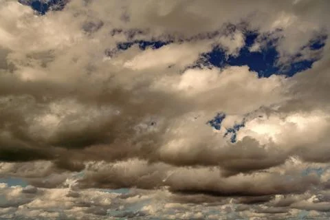 Cloud drifting. Cloudy atmospheric backdrop. Morning sky with cloud. Sky and Stock-Fotos