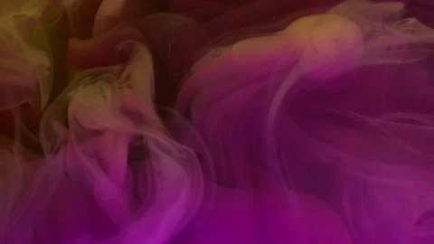 Cloud dye pigment stream paint explosion blow Stock Footage 313315718