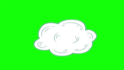 Cloud Dynamic Transparent Background Animation Stock Footage 341336718