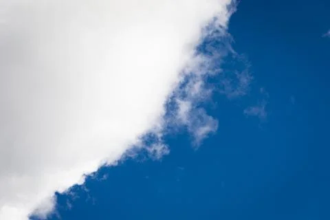 Cloud edge close-up at sky abstract background Stock Photos