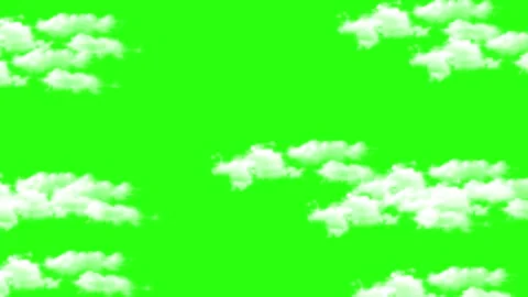 Cloud Effect Green Screen Stock Video footage Stock Footage 297696435