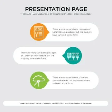 Cloud encryption and security, multitasking,distributed service, browser pres Illustrazione stock