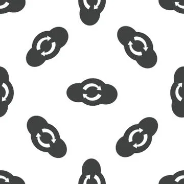 Cloud exchange pattern Stock Illustration