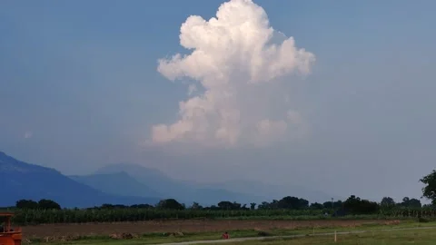 Cloud Explosion Time-lapse Stock Footage 153615280