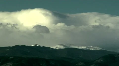 Cloud Fall Stock Footage 54743277