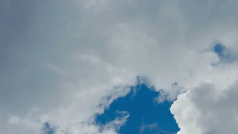 Cloud fast moving time lapse shot Stock Footage 93558334