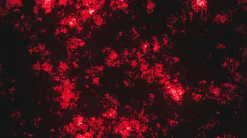 Cloud fire animation. Camera moving over fiery clouds. Stock Footage 202192316