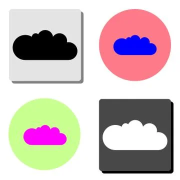 Cloud. flat vector icon イラスト素材