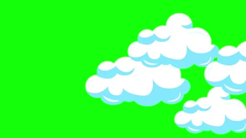 Cloud Floating with Air - Chroma Key Green Screen Footage Video stock 341328505