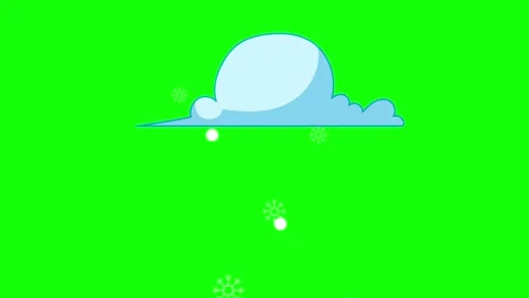 Cloud Floating - Chroma Key Green Screen Footage Video stock 341586957