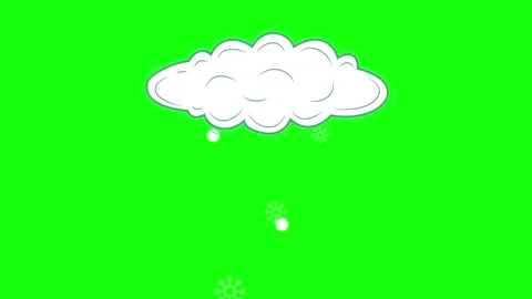 Cloud Floating Isolated Green Screen Stock Video 스톡 동영상 341328691