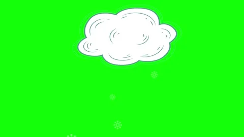Cloud Floating Isolated Green Screen Stock Video Stock Footage 341336818