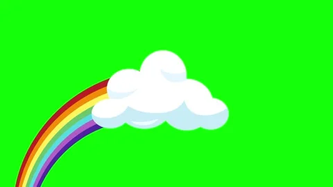 Cloud Floating with Sky on Chroma Key for Compositing Stock Footage 341586839