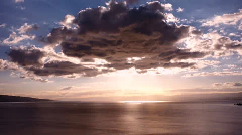 Cloud flowing on lake Geneva cloud Switzerland 스톡 동영상 23819103