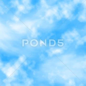 Cloud fluff Stock Illustration