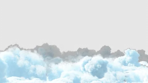 Cloud Fly with Alpha Channel Stock Footage 201919008