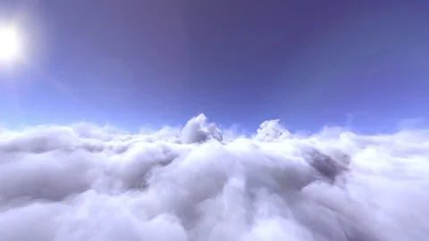 Cloud fly Stock Footage 75929632