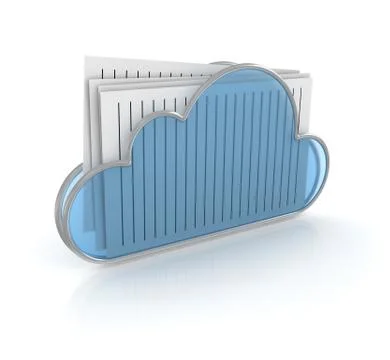 Cloud folder Stock-Illustration