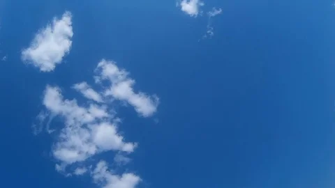 Cloud formation in the blue sky. timelapse Stock Footage 106289043