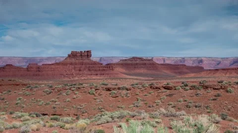 Cloud formation over Monument Valley Stock Footage 40705824