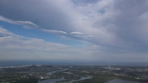 Cloud Formation Over Tweed Stock Footage 231299253