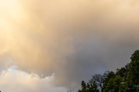 Cloud formations after a stormy night Stock Photos