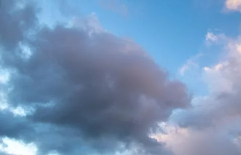 Cloud formations after a stormy night Stock Photos