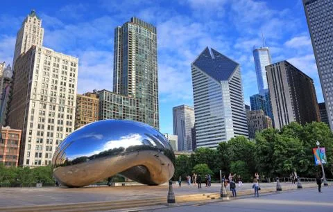 Cloud Gate in Chicago Stock-Fotos