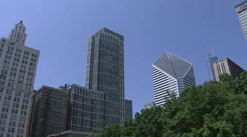 Cloud gate or the bean, view 1 Stock Footage 39933550