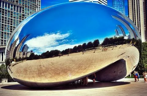 Cloud Gate Stock Photos