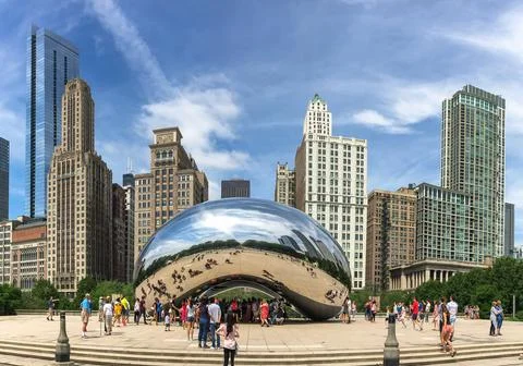 Cloud Gate Stock Photos